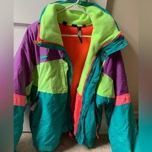 Columbia 70s-style retro ski jacket